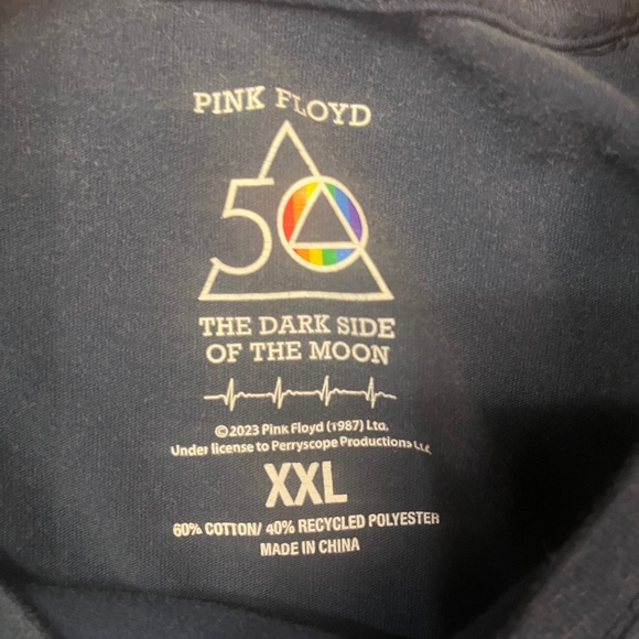 Pink Floyd Men’s 2XL Dark Side of the Moon T shirt - Picture 2 of 3